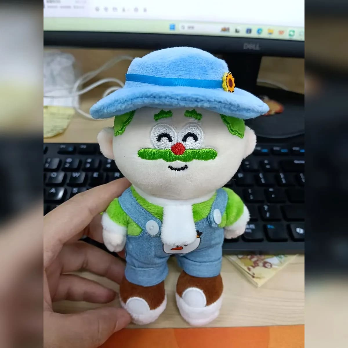 Gardener boy plush doll — custom plush dolls manufactured in Shenzhen by Custom Plush Toy Factory