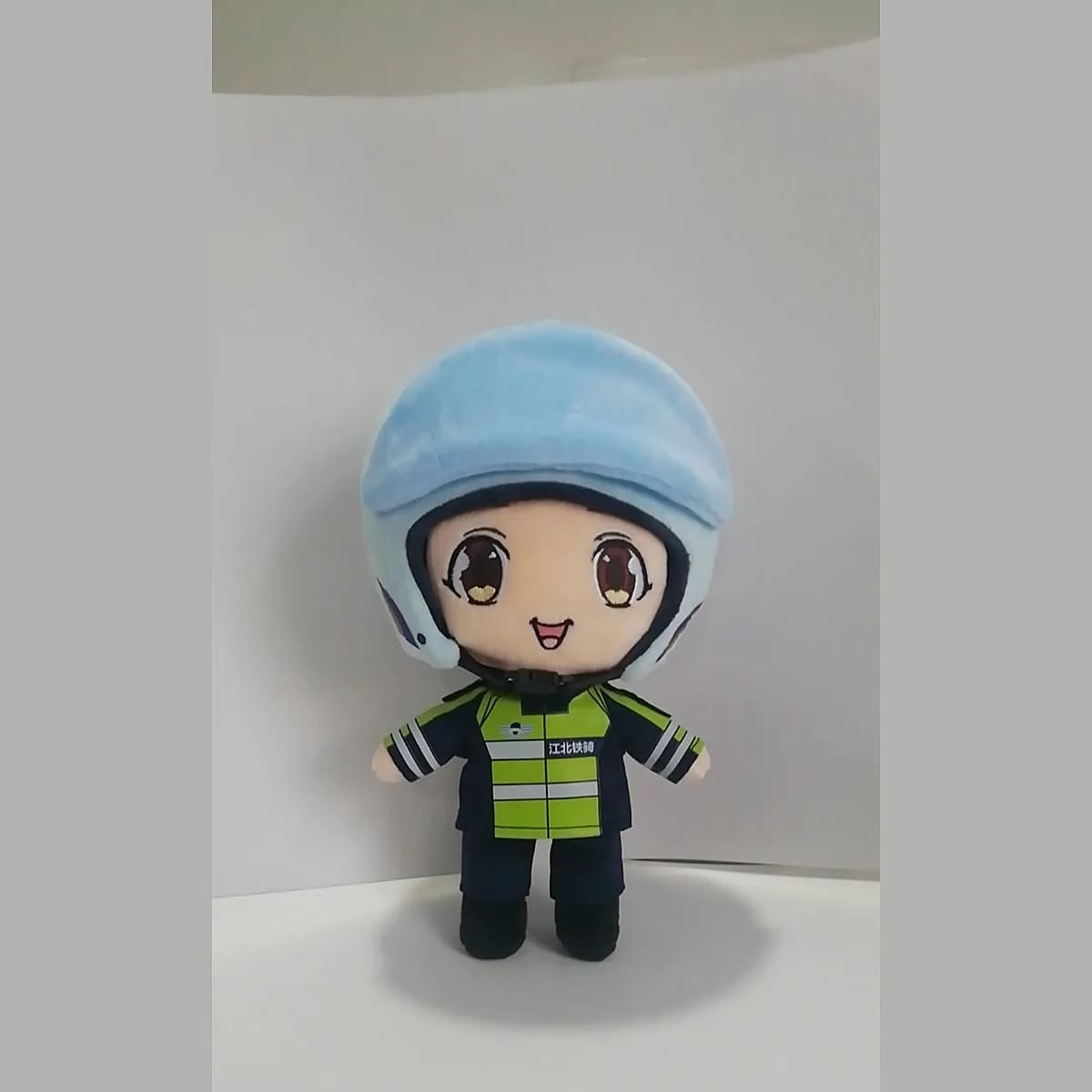 Firefighter character doll — custom plush dolls manufactured in Shenzhen by Custom Plush Toy Factory